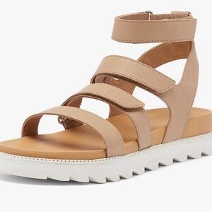 SOREL | ROAMING MULTI STRAP SANDAL, Sz 8.5 Comfort Neutral Gladiator Summer